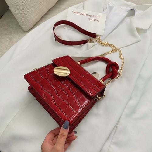 Quality Stone Pattern Leather Crossbody Bags For Women Designer Small Handbags Chain Shoulder Messenger Bag Mini Purses Hand Bag