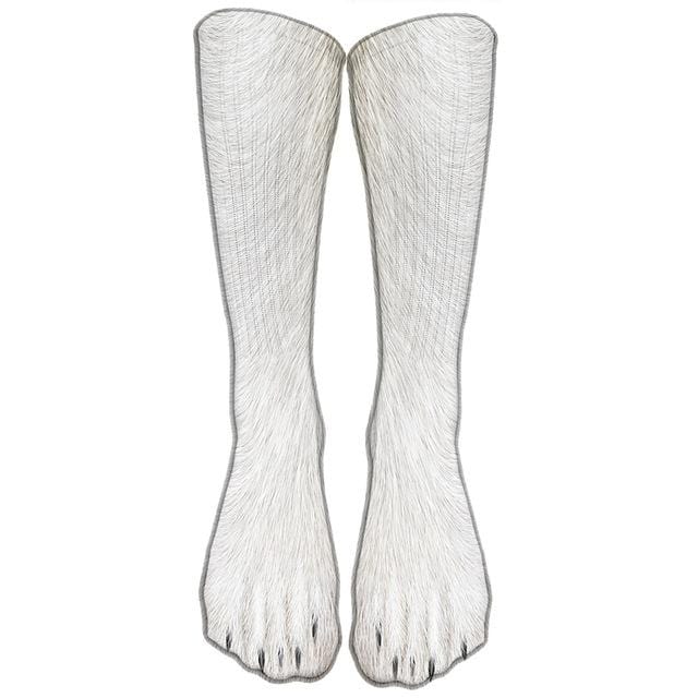 Chaussettes en coton pour femmes, chaussettes hautes avec animaux imprimés amusants, Kawaii, mignonnes et décontractées, à la mode, pour hommes et femmes, 5ZJQ26