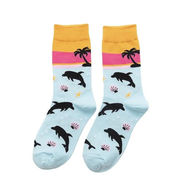 Chaussettes colorées en coton pour femmes, motif Animal, chat banane drôle, nouveauté créative pour dames, cadeaux, offre spéciale