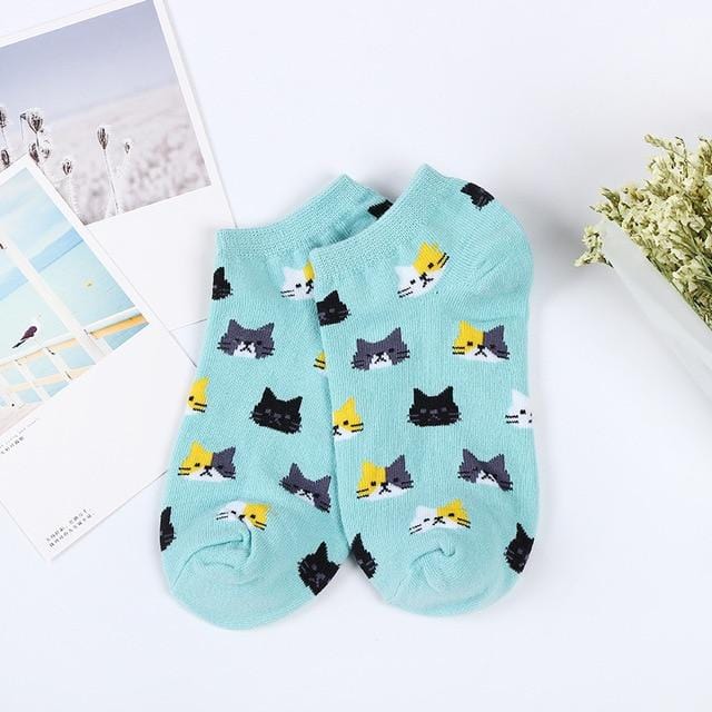 Jeseca 2019 automne femmes chaussettes dessin animé Animal mignon chat chaussette pour filles hiver épais chaud coton chaussette pour dames cadeaux de noël