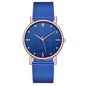 Horloge à Quartz analogique pour femmes, robe Roestvrij Stalen, mode Luxe Dames, or Rose doré, horloge analogique