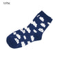 VPM – chaussettes en coton pour femmes, décontractées, mignonnes, Design Streetwear, drôle, Alien, cochon, chien, chat, imprimé spatial, cadeau pour filles