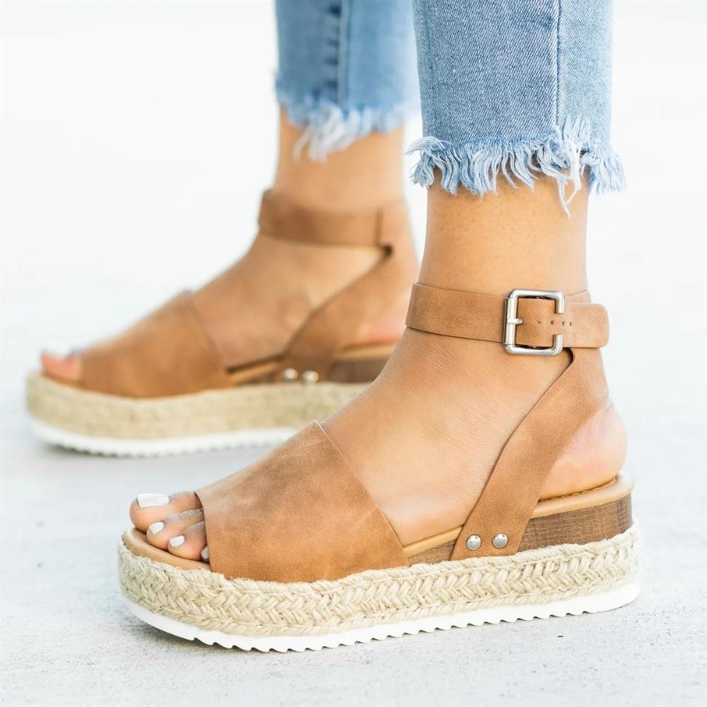 Women Sandals Plus Size Wedges Shoes For Women High Heels Sandals Summer Shoes 2019 Flip Flop Chaussures Femme Platform Sandals-Women Shoes-Ultrabasic