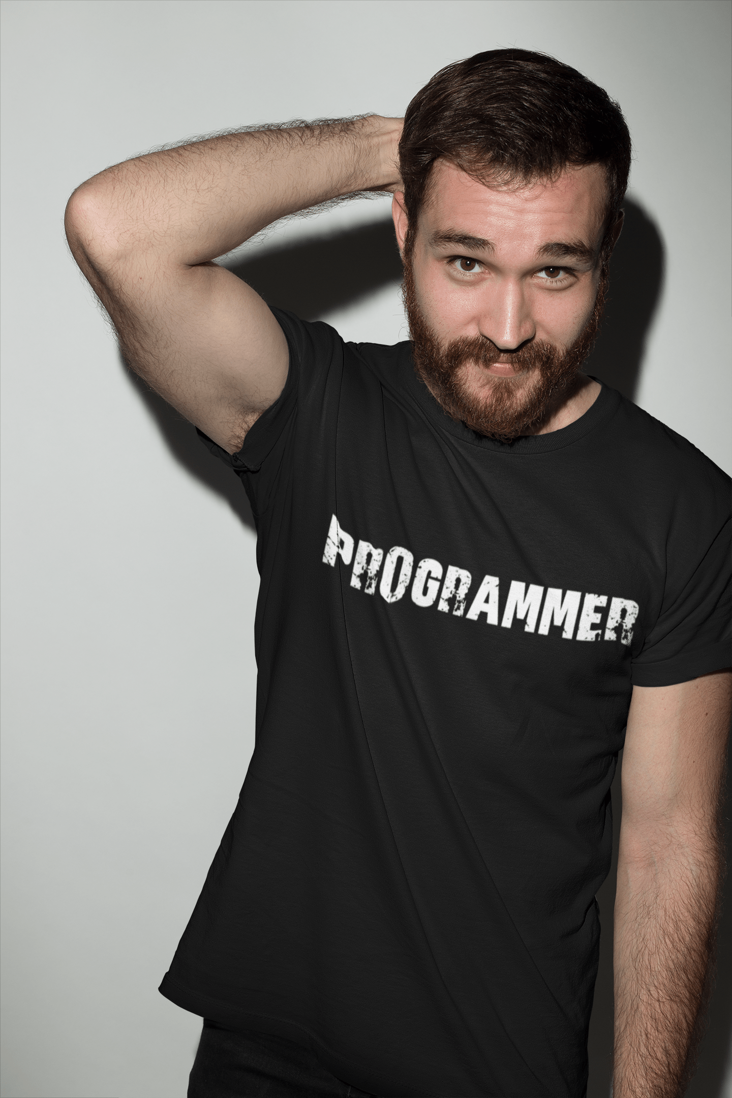 • Programmierer, Französisches Wörterbuch, Herren-Kurzarm-Rundhals-T-Shirt 00009