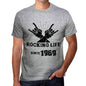 Rocking Life Since 1969 Mens T-Shirt Grey Birthday Gift 00420 - Grey / S - Casual
