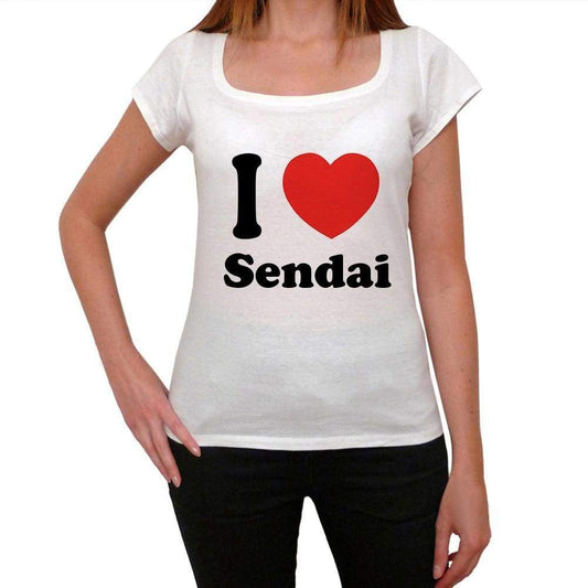 Sendai T shirt woman,traveling in, visit Sendai,Women's Short Sleeve Round Neck T-shirt 00031 - Ultrabasic