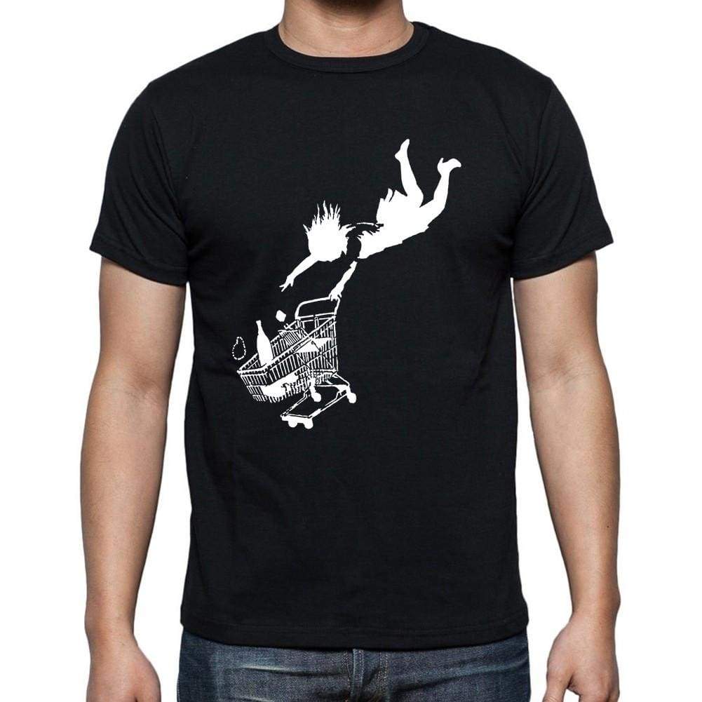 Shop Until You Drop Black Gift Tshirt Mens Tee Black 00191