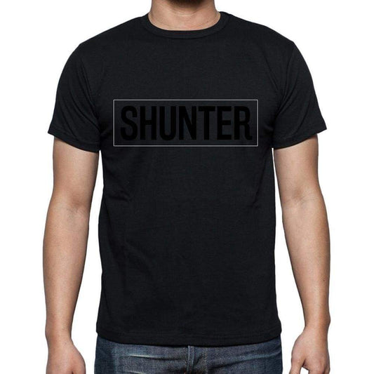 Shunter T Shirt Mens T-Shirt Occupation S Size Black Cotton - T-Shirt