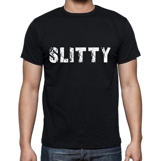 Slitty Mens Short Sleeve Round Neck T-Shirt 00004 - Casual