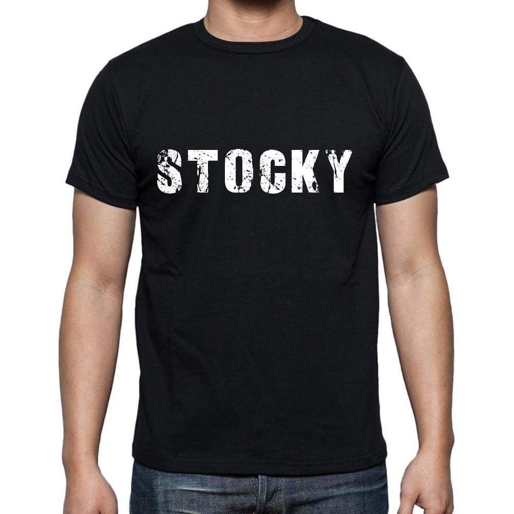 Stocky Mens Short Sleeve Round Neck T-Shirt 00004 - Casual