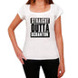 Straight Outta Scranton Womens Short Sleeve Round Neck T-Shirt 00026 - White / Xs - Casual