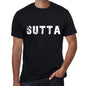 Sutta Mens Retro T Shirt Black Birthday Gift 00553 - Black / Xs - Casual