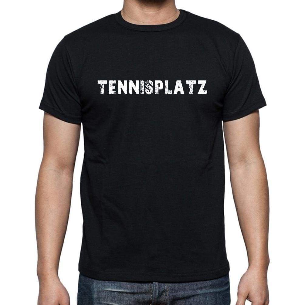 Tennisplatz Mens Short Sleeve Round Neck T-Shirt - Casual