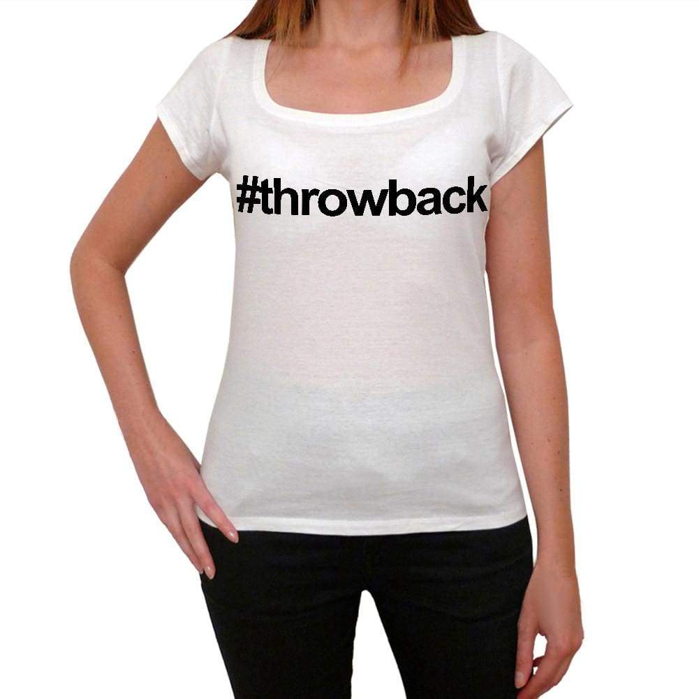 Throwback Hashtag Womens Short Sleeve Scoop Neck Tee 00075