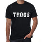Trogs Mens Retro T Shirt Black Birthday Gift 00553 - Black / Xs - Casual