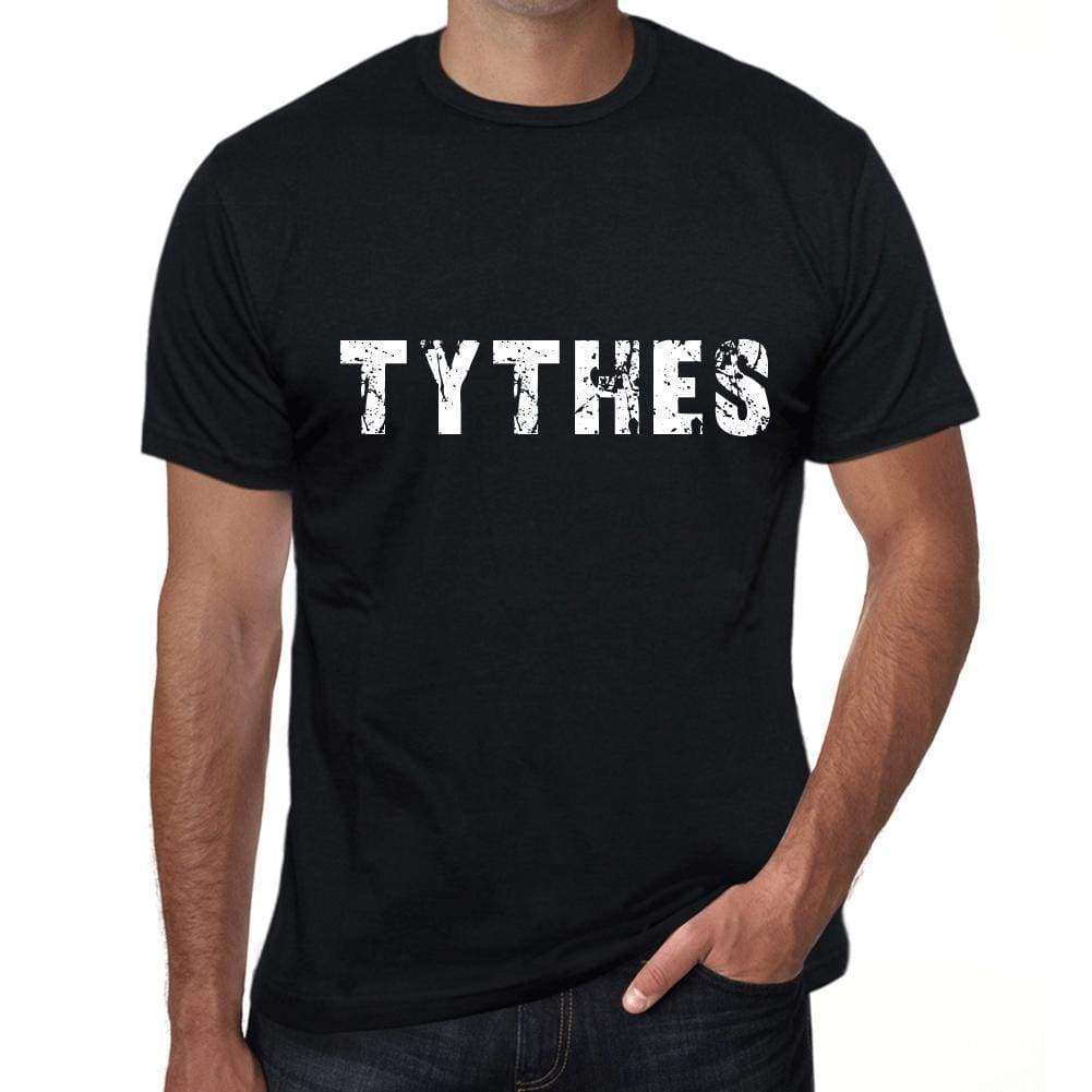 Tythes Mens Vintage T Shirt Black Birthday Gift 00554 - Black / Xs - Casual