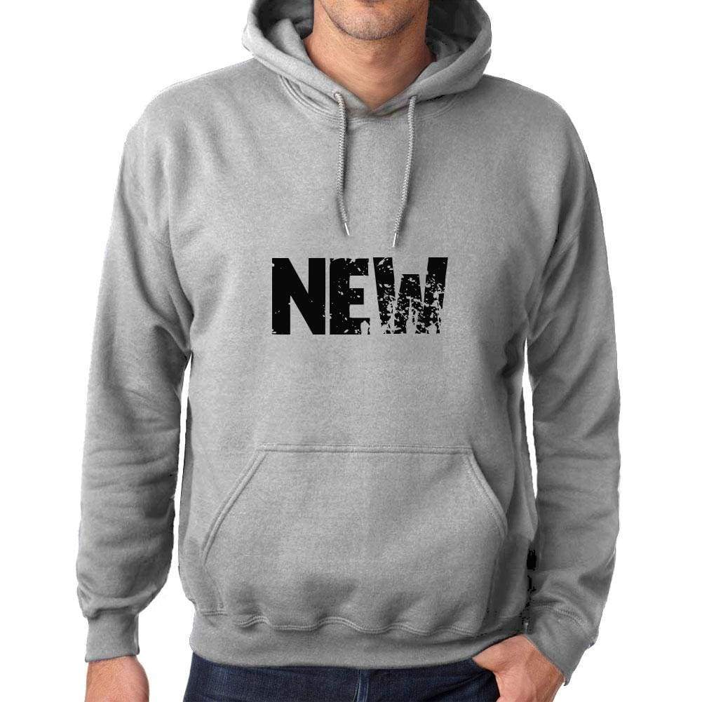 Unisex Printed Graphic Cotton Hoodie Popular Words New Grey Marl - Grey Marl / Xs / Cotton - Hoodies