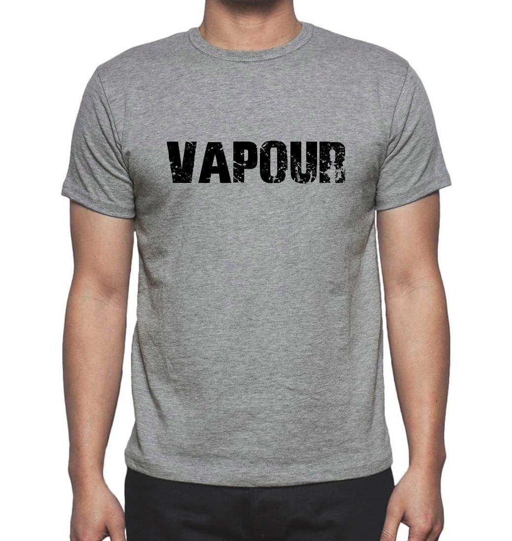 Vapour Grey Mens Short Sleeve Round Neck T-Shirt 00018 - Grey / S - Casual