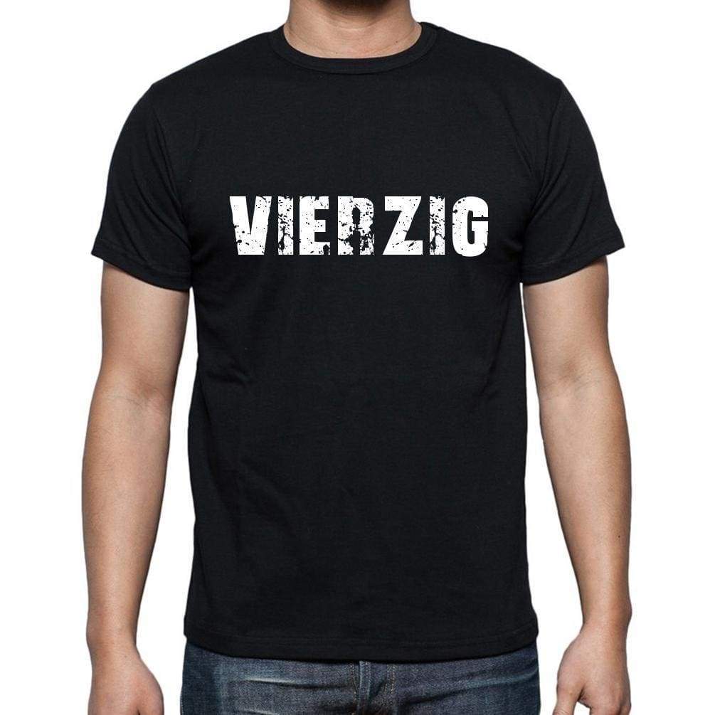 Vierzig Mens Short Sleeve Round Neck T-Shirt - Casual