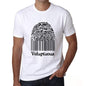 Voluptuous Fingerprint White Mens Short Sleeve Round Neck T-Shirt Gift T-Shirt 00306 - White / S - Casual