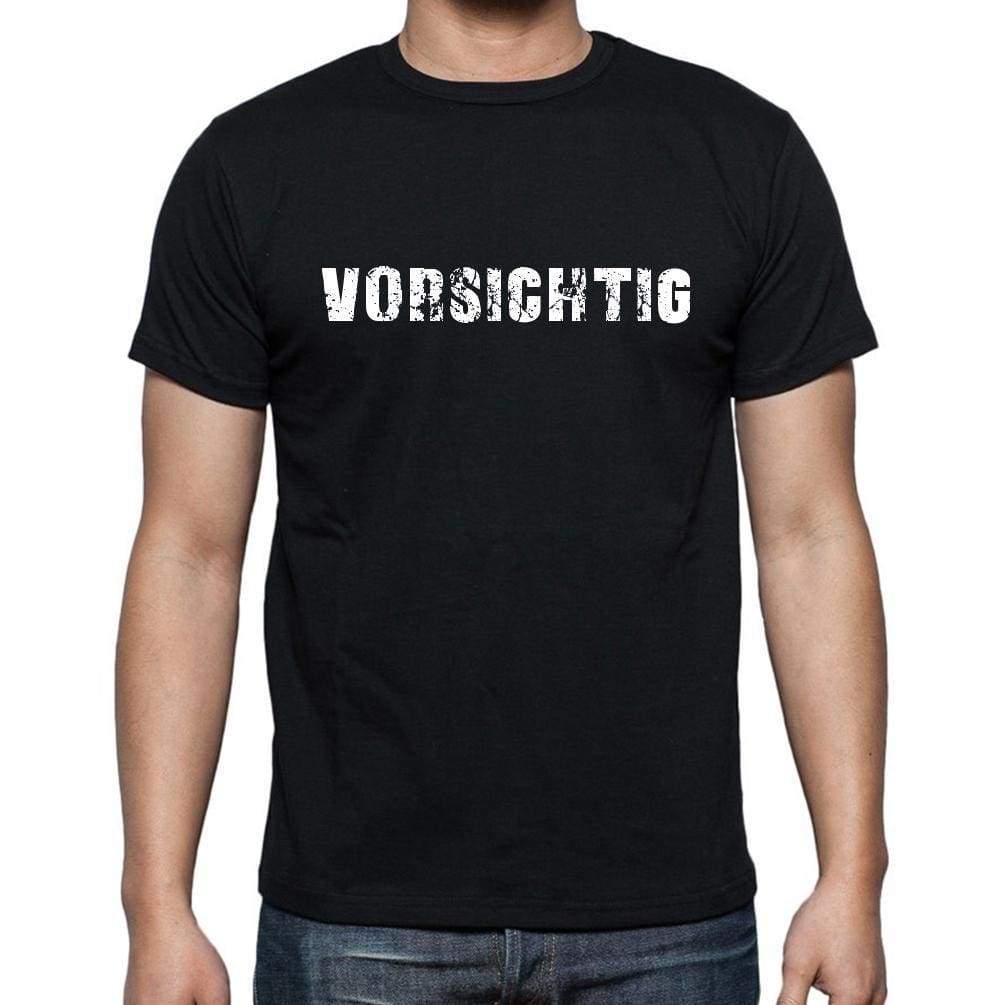 Vorsichtig Mens Short Sleeve Round Neck T-Shirt - Casual