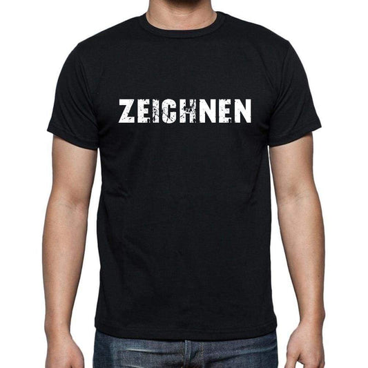 Zeichnen Mens Short Sleeve Round Neck T-Shirt - Casual